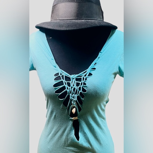 Hand Crafted Tops - SHREDDED TEE by NEVA